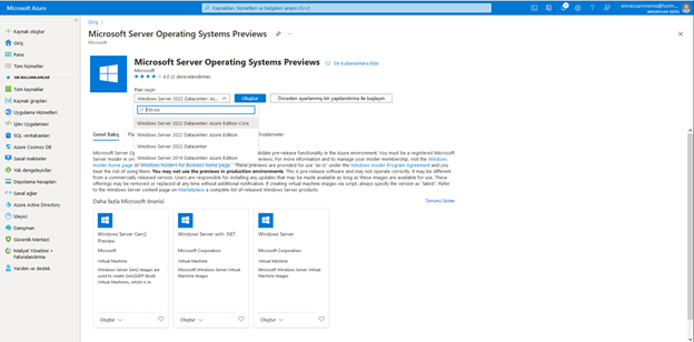 Windows Server 2022 Datacenter Key Lisans Anahtarı Lisans Bir 6829